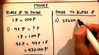 HOW TO CONVERT RUPEE TO PAISE AND PAISE TO RUPEE [upl. by Ahsirpac]