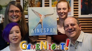 Wingspan  GameNight Se7 Ep11 How to Play and Playthrough [upl. by Ytak]