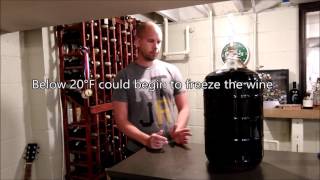 Cold Stabilizing Your Wine to Prevent Crystals in the Bottle [upl. by Lleihsad]