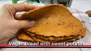 Delicious Sweet Potato Bread with Oat Flour Healthy amp Quick Mrs vegan [upl. by Siusan]