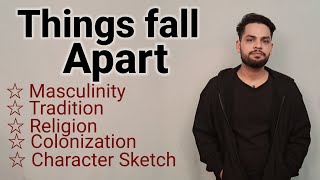 Things fall apart by Chinua Achebe in hindi summary and themes and character analysis [upl. by Kuhn]