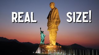 Tallest Statue in the World Unveiled  Statue of Unity [upl. by Fishbein635]