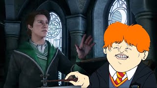 Rons Wingardium Leviosa🤣  Ohh Accio Bum😁 PARODY VOICE Hogwarts Legacy [upl. by Mulcahy]