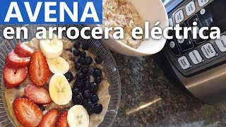 Cómo preparar avena con leche  En arrocera eléctrica [upl. by Gonzales231]