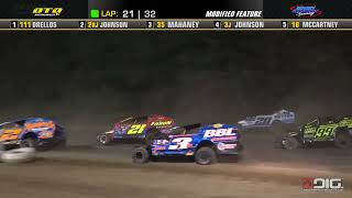 AlbanySaratoga Speedway  Modified Feature Highlights  72624 [upl. by Innad375]