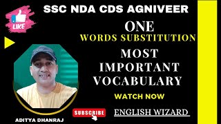 One Word Substitution Feminist Effeminate Tomboy Eunuch  Most Important Vocabulary  SSC NDA CDS [upl. by Asiret615]