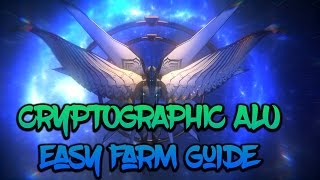 Warframe HOW TO GET CRYPTOGRAPHIC ALU Outdated [upl. by Ahsemal]