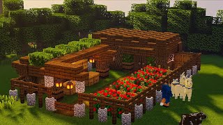 MINECRAFT⚒️🌿COMO HACER UN INVERNADERO PARA ABEJAS FACIL APIARIO [upl. by Ferino581]