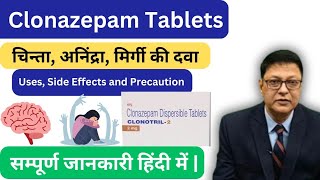 Clonazepam Tablets IP 05 mg Uses in Hindi [upl. by Yendis]