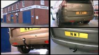 Citroen C4 Grand Picasso Thule swan neck towbar [upl. by Bloxberg]