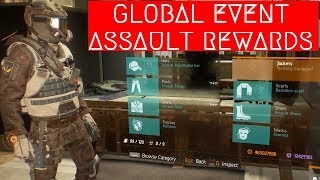 The Division  Global Event Assault Rewards [upl. by Enrico933]