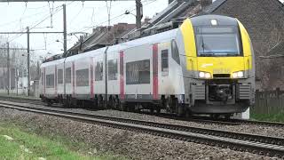 NMBS SNCB  MR08 AM08  Siemens Desiro  ML  Quaregnon  2023 [upl. by Ninnahc]