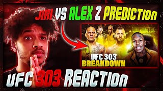 REACTING TO ISRAEL ADESANYAS quotBiasedquot PREDICTION OF ALEX PEREIRA VS JIRI PROCHAZKA 2 AT UFC 303 [upl. by Marl]