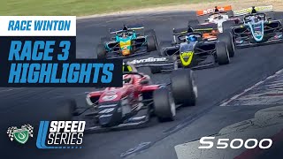 Race 3 Highlights  S5000  2023 HiTec Oils Race Winton [upl. by Vittorio505]