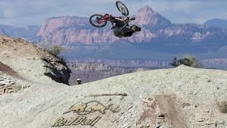 Huge MTB backflip over a 72 ft canyon gap [upl. by Lednam]