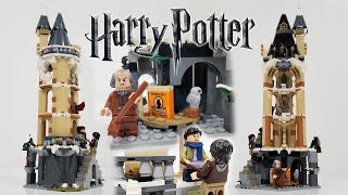 LEGO Harry Potter Review Hogwarts Castle Owlery 2024 Set 76430 Owl Battle Pack [upl. by Ellerrad]