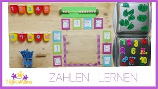 DIY LERNBOARD 2  erste ZAHLEN lernen für Vorschulkinder amp Grundschüler  Täglich Mama [upl. by Amme]