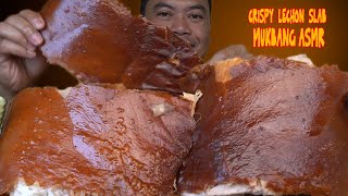 CRISPY LECHON SLAB  ASMR MUKBANG [upl. by Sandra]