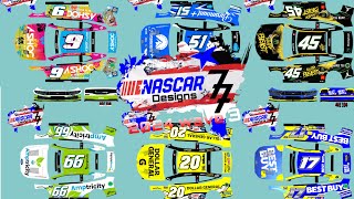 Custom NASCAR diecast templates 2024 wave 4 [upl. by Allana]