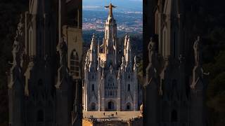 Tibidabo 🏯🏰💒⛪️barcelona tibidabo iglesia church castell shorts2024 shorts [upl. by Jeroma]