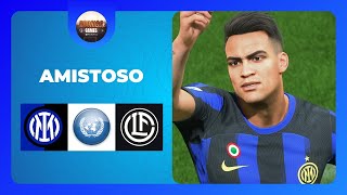 Inter de Milão X FC Lugano  Amistoso  4K  PS5™ [upl. by Seidnac]