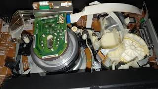 Inside a VCR Rewinding a VHS tape [upl. by Brelje]