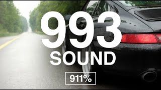 Porsche 993 Carrera 4S Exhaust Sound  EP009 [upl. by Farhi]