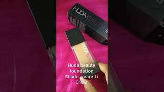 Huda beauty foundation amaretti 310G [upl. by Atiuqad]