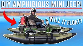 Will the mini jeep make it to Moab Ep6 Amphibious offroad THE END [upl. by Aimak]