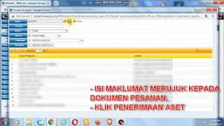 DAFTAR PEROLEHAN PENERIMAAN DAN PENDAFTARAN ASET ALIH KERAJAAN 1PP PORTAL SPA SPPA 30 [upl. by Acinorav]