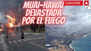 Muai en Hawai DEVASTADA por el fuego [upl. by Charyl]