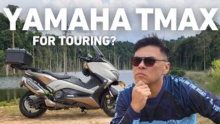 Are Maxi Scooters good for long distance trips Riding the Yamaha Tmax [upl. by Trista]