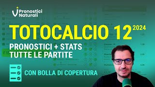 Totocalcio 12 Tutti i Pronostici  Bolla Copertura con Jackpot IL13 da 105000 euro [upl. by Rosol]