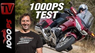 Honda Gold Wing 2018 Test  Das neue TourenFlaggschiff ENGL Subs [upl. by Tews318]