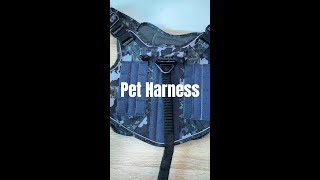 Camouflage dog harness for pets [upl. by Sikes]