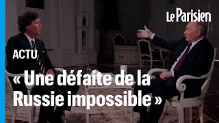 Ce qu’il faut retenir de l’interview de Poutine par le journaliste conservateur Tucker Carlson [upl. by Kere]