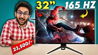 32 Inches 1440p QHD 165Hz Gaming Monitor Under Rs25000  ViewSonic Omni Vx32192KPro2 [upl. by Eveam]