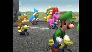 Mario Party 8 minigame Moped Mayhem Course 3 [upl. by Menedez]