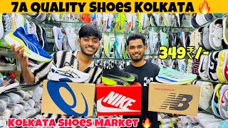 Sale🔥 Cheapest 7A Quality Shoes Kolkata  Kolkata Shoes Market  First Copy Shoes  Saifxvlogs [upl. by Gothar]