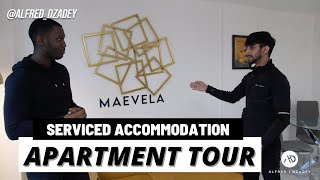 LUXURY SERVICED ACCOMMODATION APARTMENT TOUR  LUXURY BRAND MAEVELA [upl. by Shulman163]