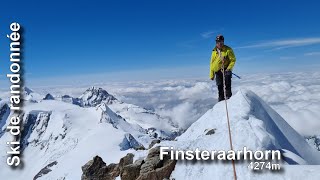 Ski de randonnée  Finsteraarhorn 4247 m [upl. by Asemaj408]