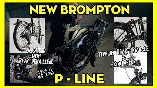 new brompton p line super lite weight  sepeda brompton terbaru 2022 [upl. by Ruskin]