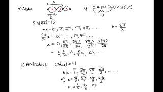 Positions of nodes and antinodes [upl. by Kendrick]