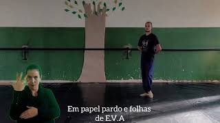 Glossário de Dança com Acessibilidade  1 CAMINHADA MASCULINA [upl. by Elinnet17]