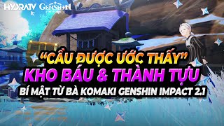 Chuỗi Nhiệm Vụ Ẩn Kho báu amp Thành Tựu Ẩn quotCầu Được Ước Thấyquot  Bà Komaki Genshin Impact [upl. by Eynenihc]