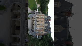 An outdoor wedding at chateaubouffemont 🏰 falldecorelegance weddingphotography 2024wedding [upl. by Mitinger]