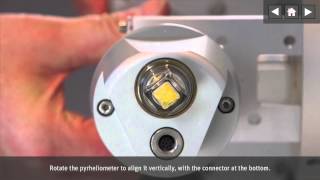 Part 3  installation of a pyrheliometer [upl. by Paff]