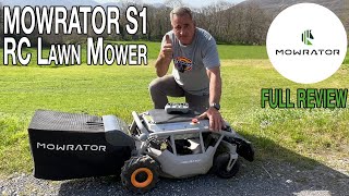 MOWRATOR S1 Remote Control Lawn Mower  Full Review [upl. by Liza]