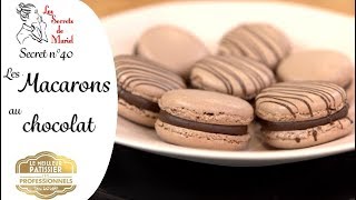 Recette de Macarons chocolat sans thermomètre [upl. by Mapes]