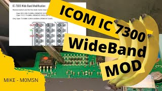 HAM RADIO Wide Band a ICOM IC7300 MARS Mod 2of2 [upl. by Enilekaj]